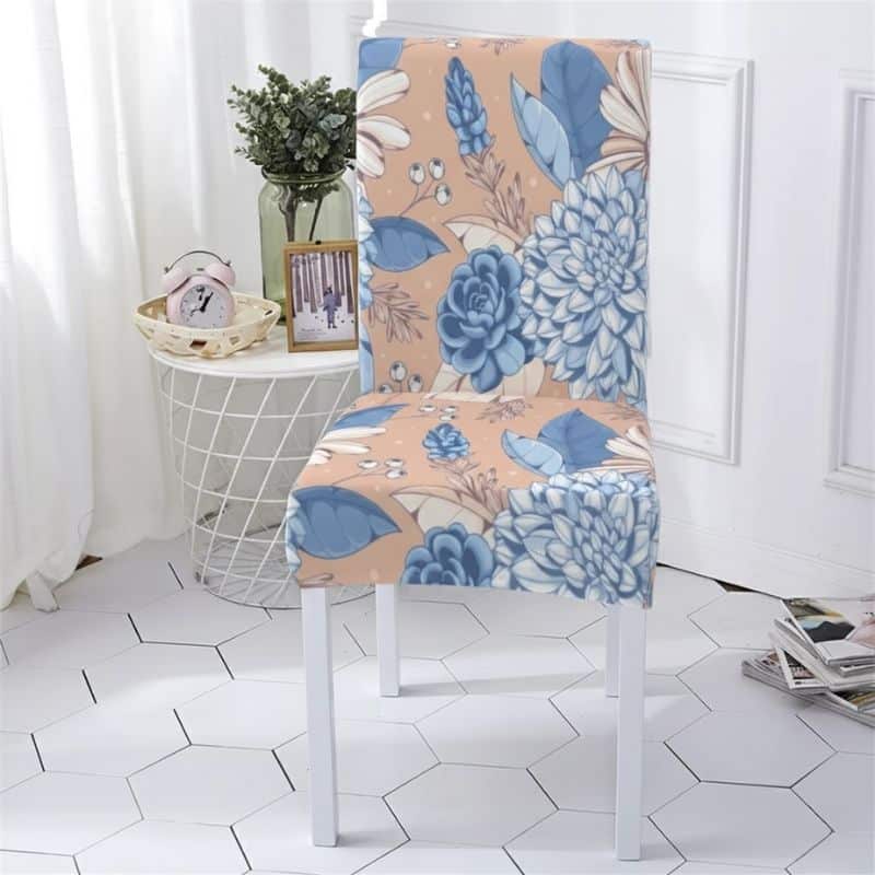 Housse De Chaise À Motif Floral au Charme Naturel Housse De Chaise À Motif Floral au Charme Naturel