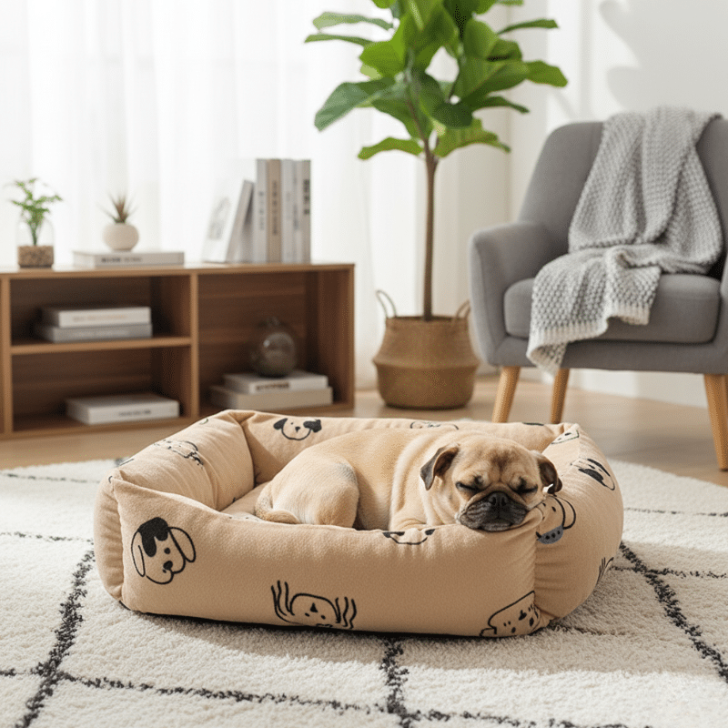 5-118 Housse pour Animaux À Motif Chiots