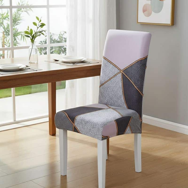 Housse De Chaise Extensible Style Moderne En Tissu Doux Élégant Housse De Chaise Extensible Style Moderne En Tissu Doux Élégant