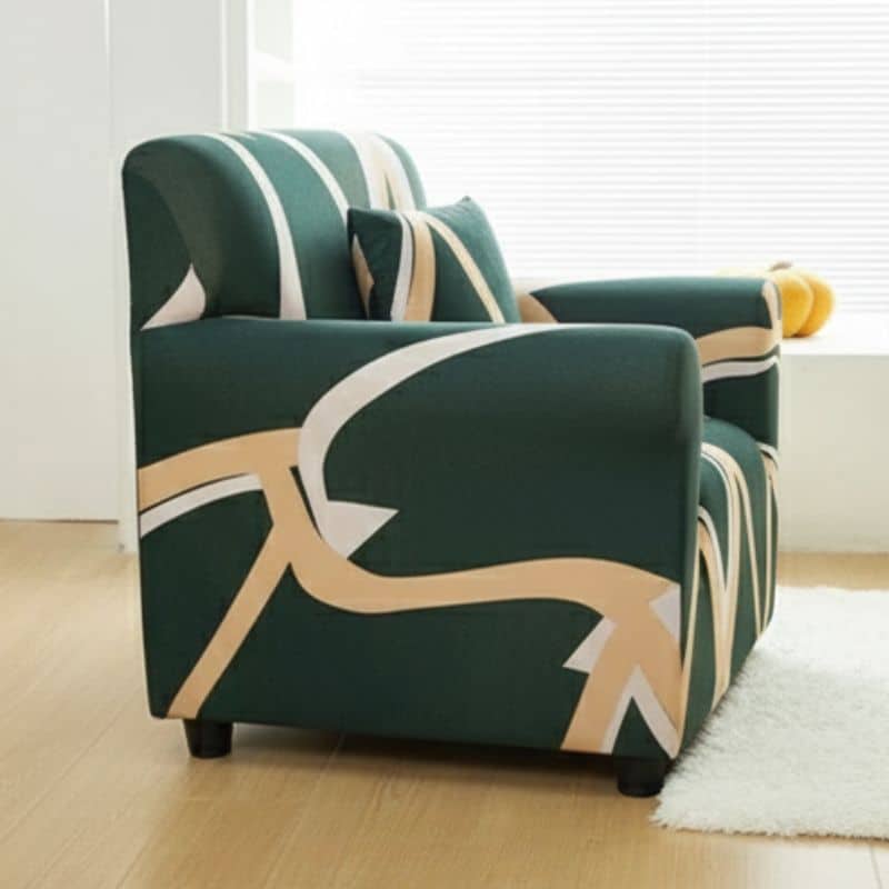 Housse de Fauteuil Extensible À Formes Artistiques Housse de Fauteuil Extensible À Formes Artistiques