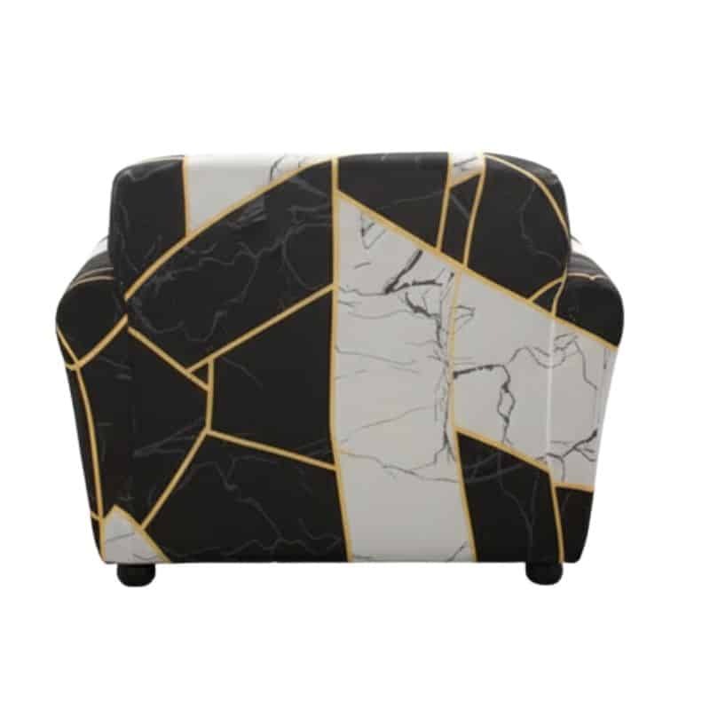 Housse de Fauteuil Extensible À Formes Géométriques Modernes Housse de Fauteuil Extensible À Formes Géométriques Modernes