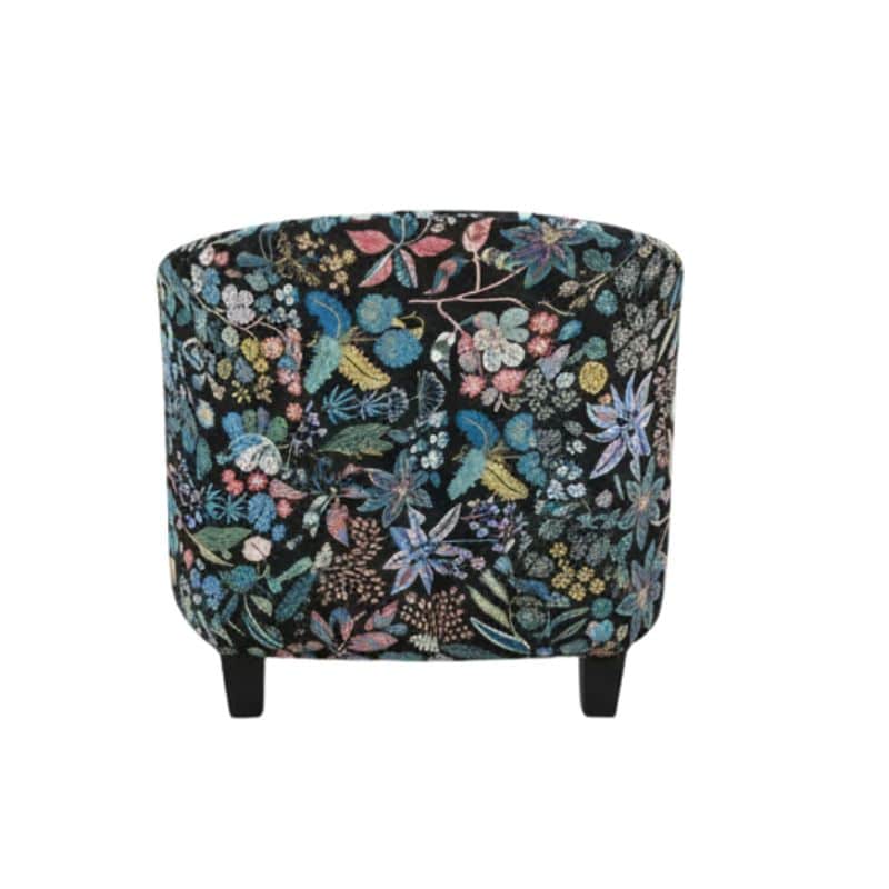 Housse De Fauteuil Motif Floral Multicolore Élégante Housse De Fauteuil Motif Floral Multicolore Élégante