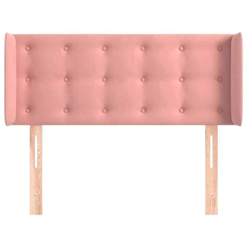 Tête de Lit Classique en Velours Rose Style Contemporain Tête de Lit Classique en Velours Rose Style Contemporain