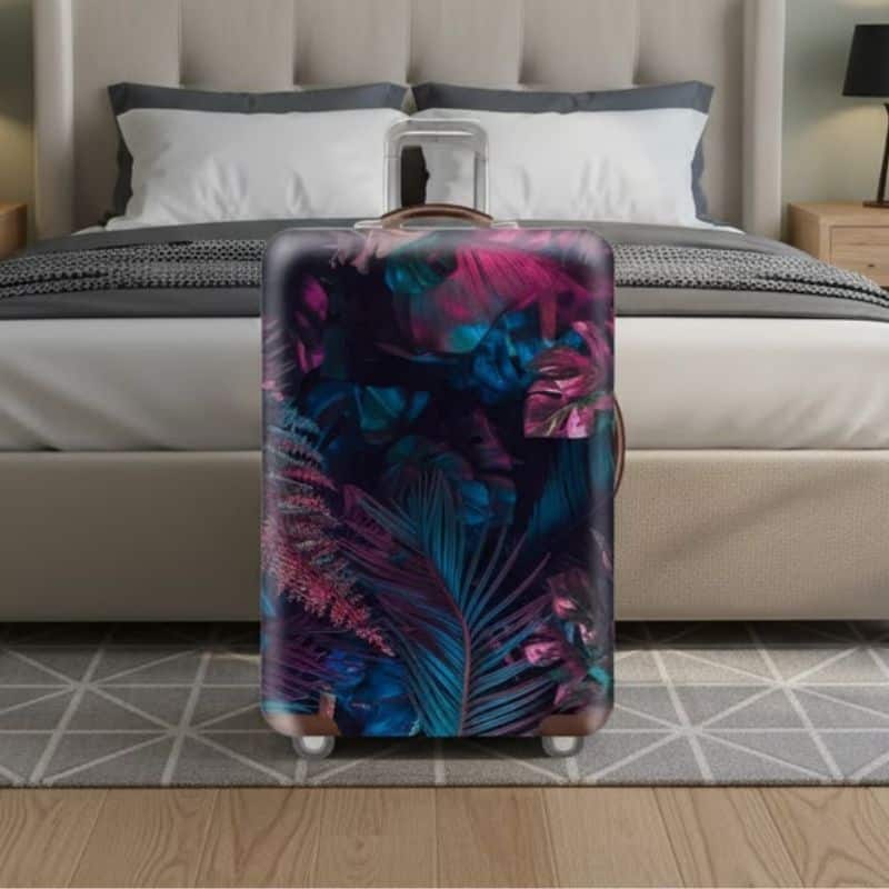 Housse de Valise Grande Taille Forêt Tropicale de Nuit Housse de Valise Grande Taille Forêt Tropicale de Nuit