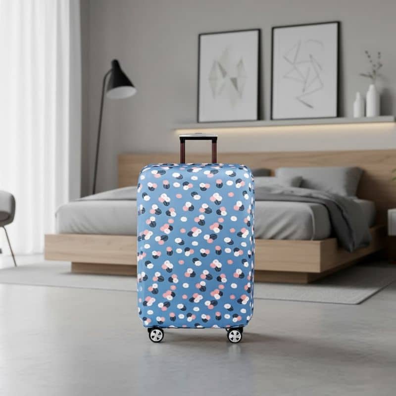 Housse de Valise Design Douceur Florale Housse de Valise Design Douceur Florale