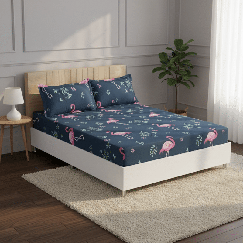 5-41 Drap-housse Design Tropical Élégant