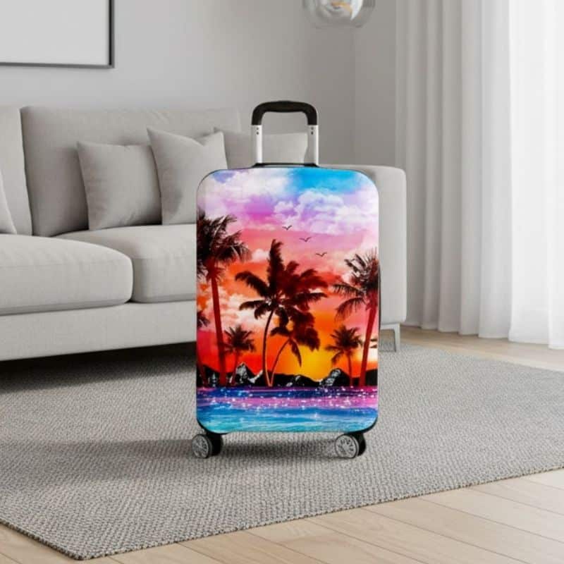 Housse de Valise Design Coucher de Soleil Housse de Valise Design Coucher de Soleil