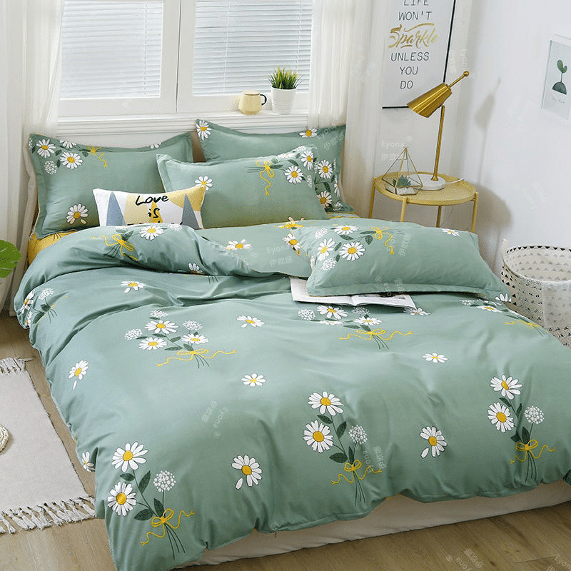 5-50 Housse de Couette Style Floral Délicat et Confortable