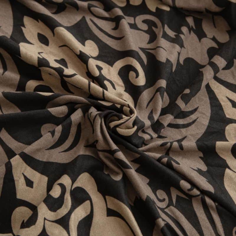 Housse De Canapé Convertible À Motif Arabesque Élégante Housse De Canapé Convertible À Motif Arabesque Élégante
