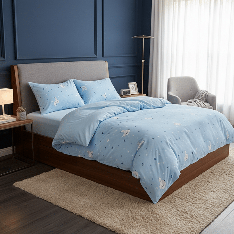 5-87 Housse de Couette Style Rêve d’Étoiles