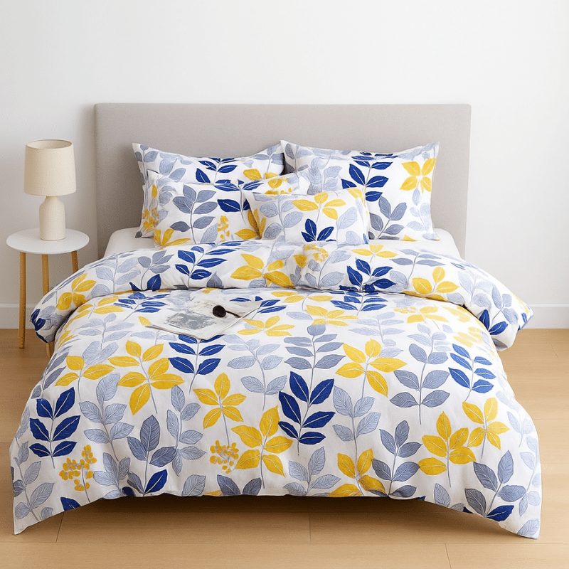 5-88 Housse de Couette Style Feuillage Moderne