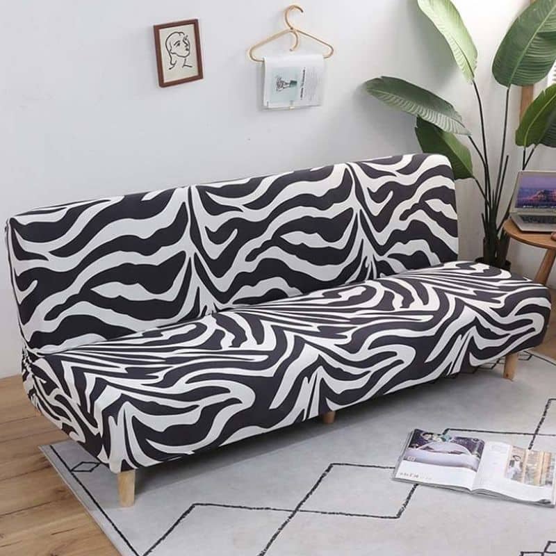 Housse De Canapé Convertible Style Zèbre Moderne Et Chic Housse De Canapé Convertible Style Zèbre Moderne Et Chic