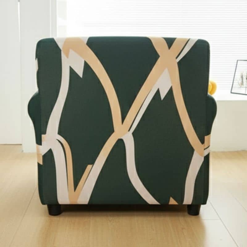 Housse de Fauteuil Extensible À Formes Artistiques Housse de Fauteuil Extensible À Formes Artistiques