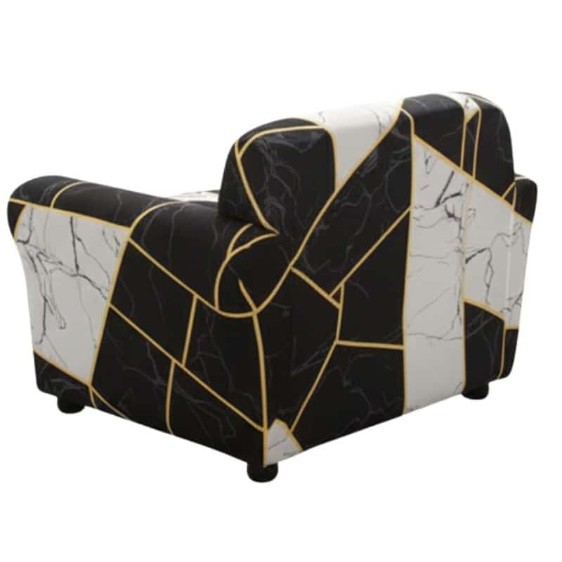 Housse de Fauteuil Extensible À Formes Géométriques Modernes Housse de Fauteuil Extensible À Formes Géométriques Modernes