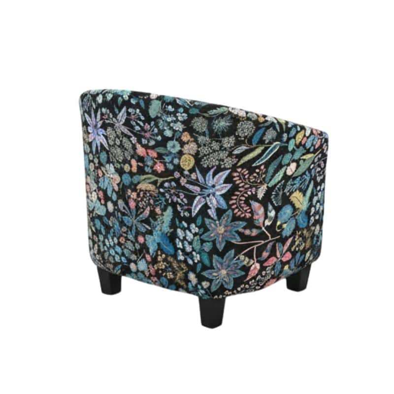 Housse De Fauteuil Motif Floral Multicolore Élégante Housse De Fauteuil Motif Floral Multicolore Élégante