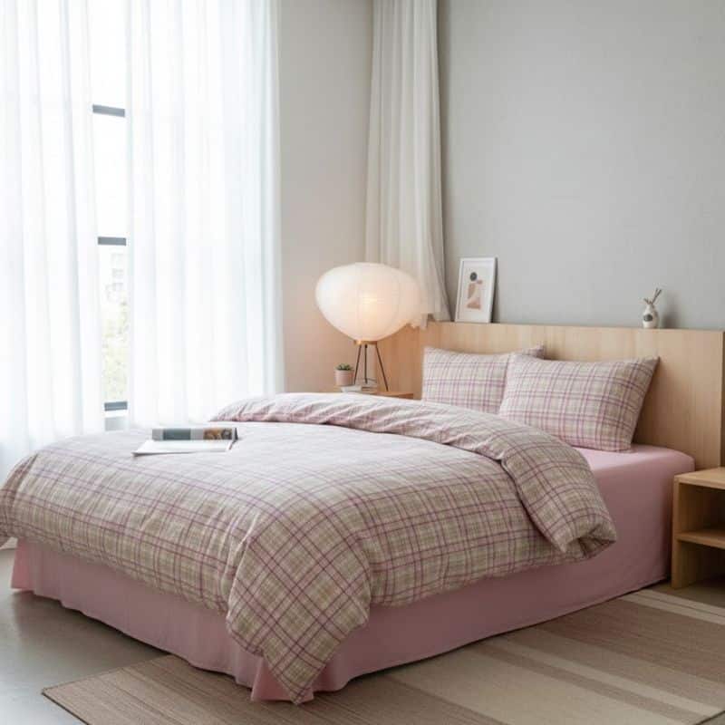 6-315 Housse de Couette Style Nordique Pastel
