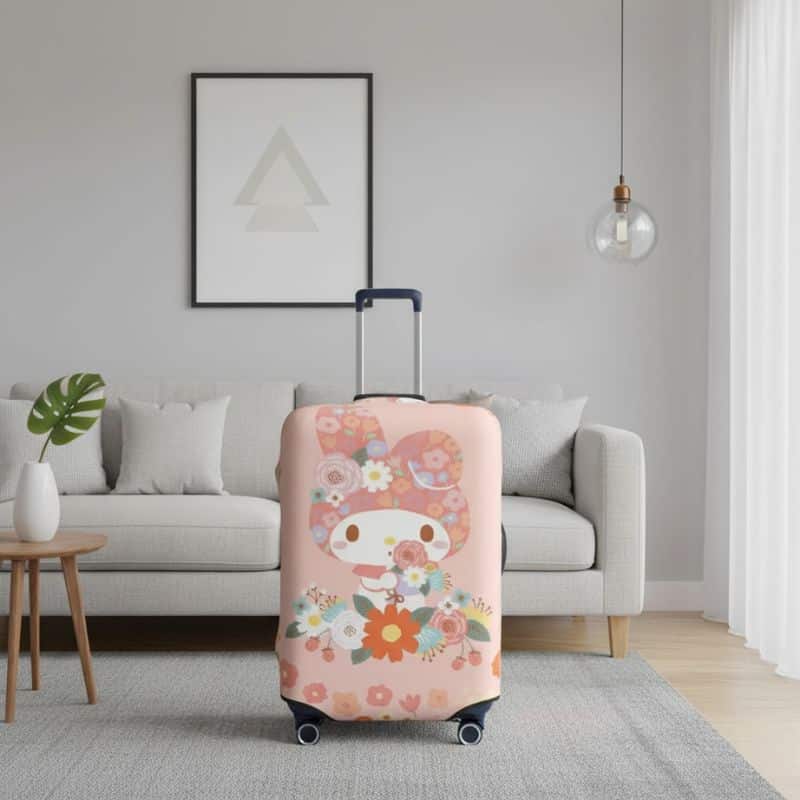 6-389 Housse de Valise Design My Melody Style Printanier