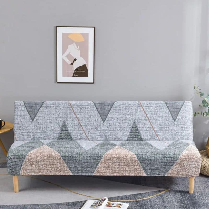 6-41 Housse De Canapé Clic-Clac Taille Standard Style Scandinave Chic