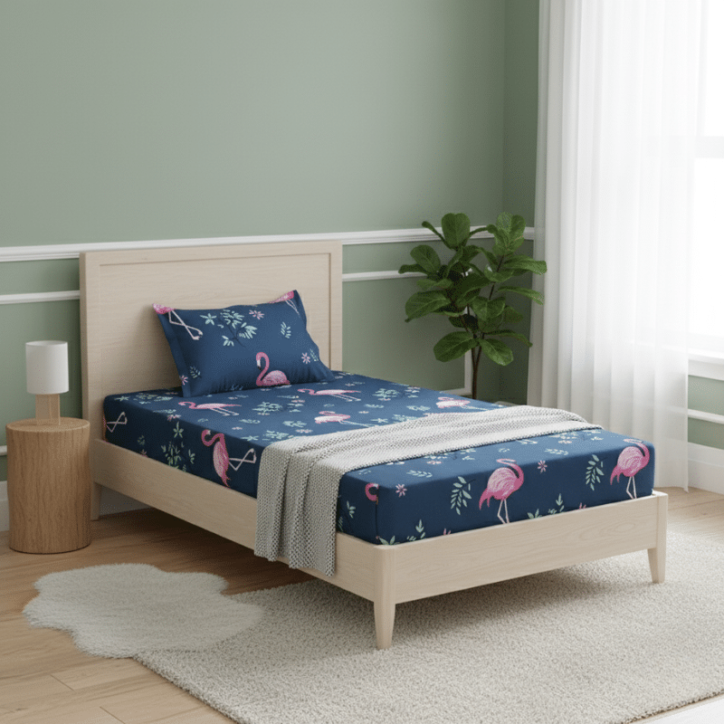 6-42 Drap-housse Design Tropical Élégant