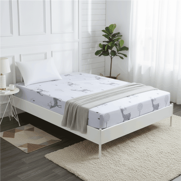 Drap-housse Forêt Enchantée aux Cerfs Élégants