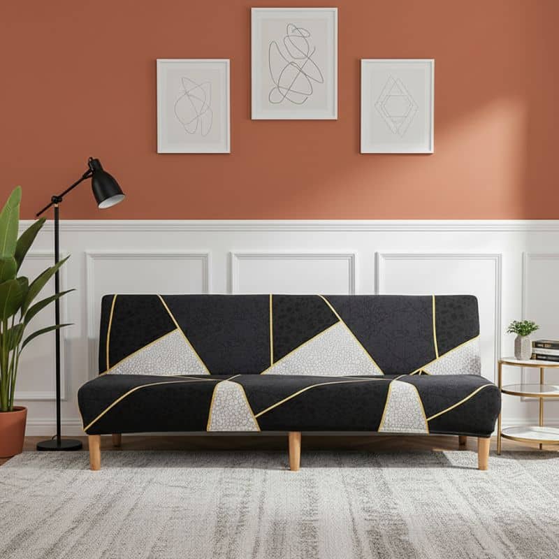 Housse De Canapé Clic-Clac Taille Standard Style Contemporain Chic Housse De Canapé Clic-Clac Taille Standard Style Contemporain Chic