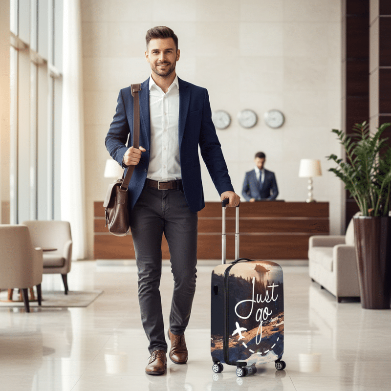 6-99 Housse de Valise Petite Taille Esprit d’Aventure