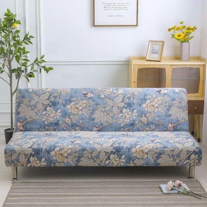 7-115 Housse De Canapé Convertible Style Vintage Floral