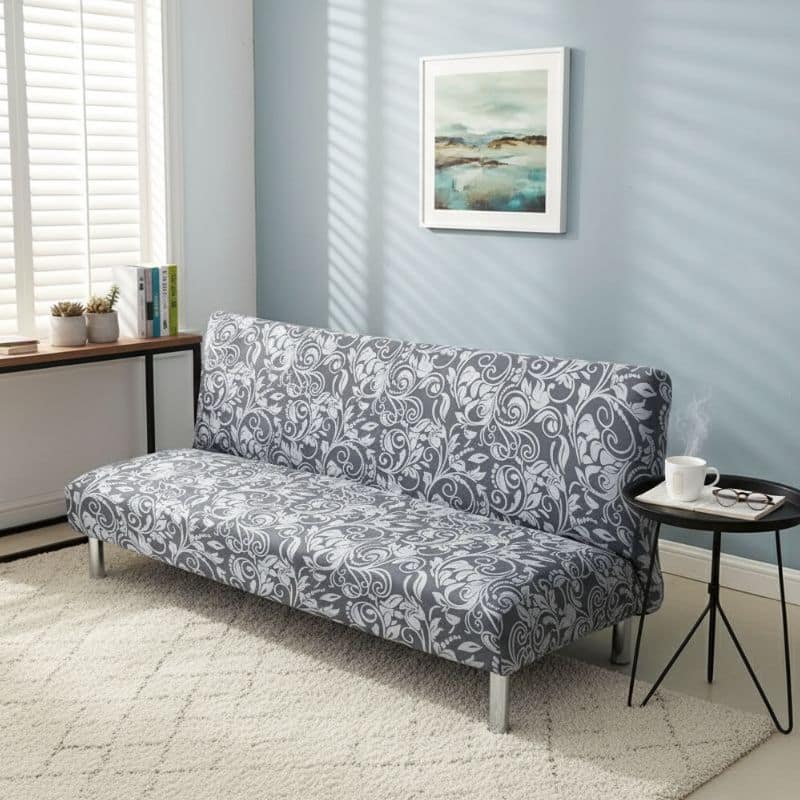 7-127 Housse De Canapé Convertible Style Arabesque Chic