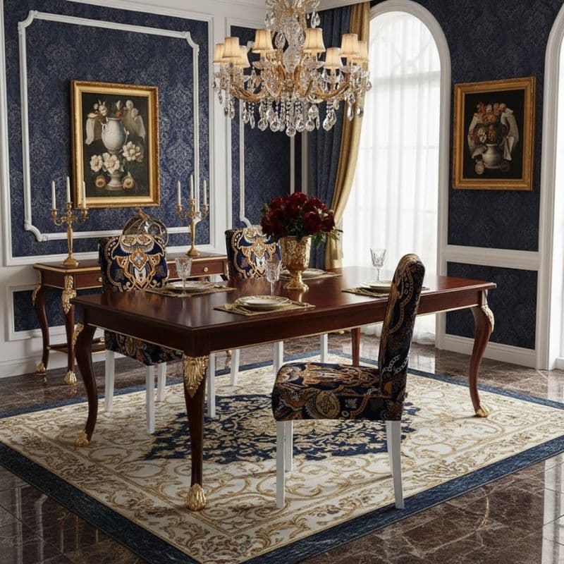 7-207 Housse De Chaise Haut Dossier Style Mandala