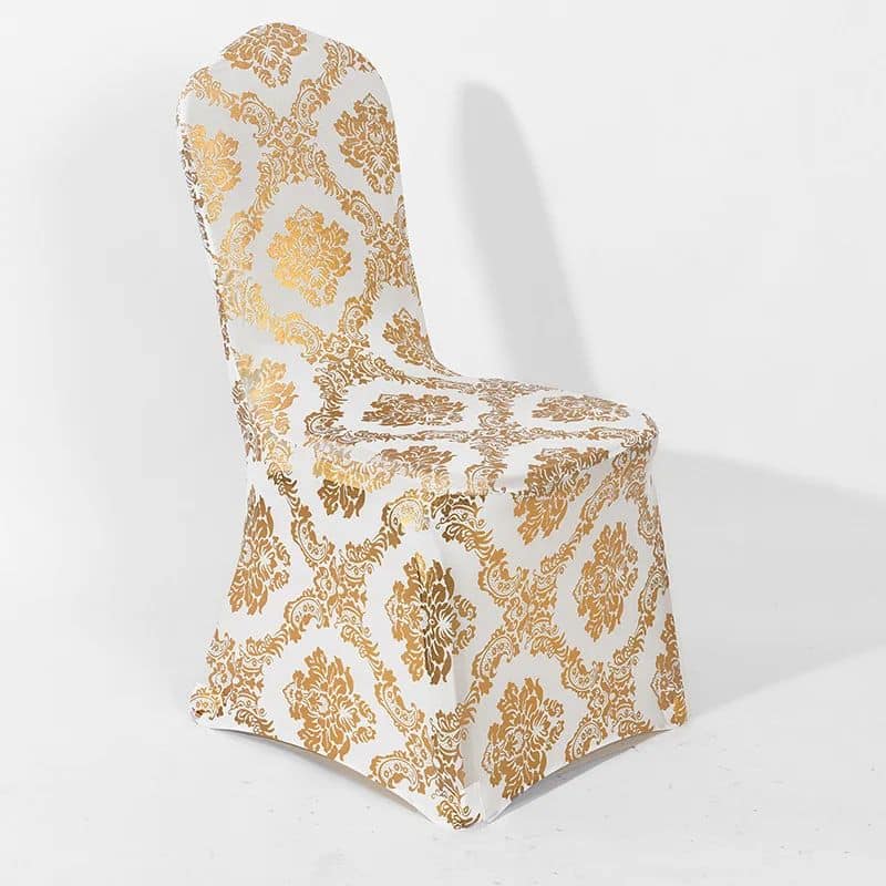 Housse De Chaise Évènementiel À Motif Baroque Housse De Chaise Évènementiel À Motif Baroque