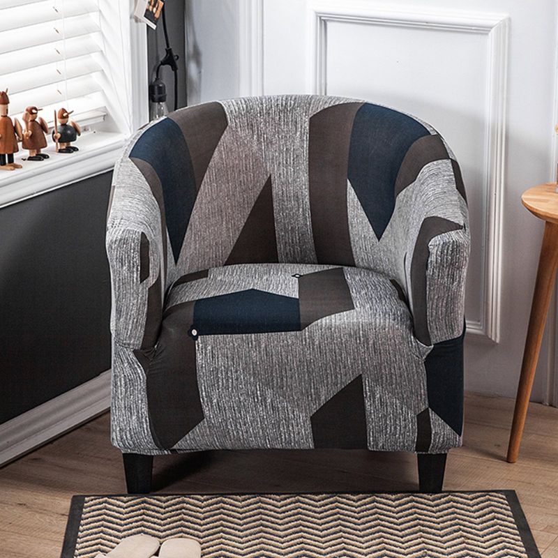 7-294 Housse de Fauteuil Club À Effet Patchwork Chic
