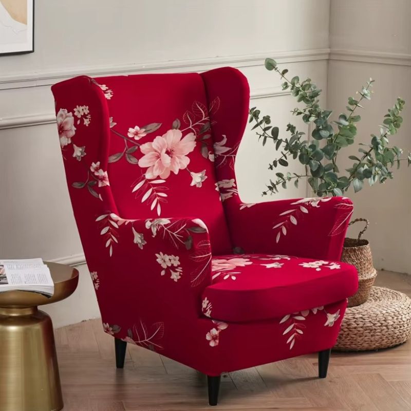 7-306 Housse de Fauteuil À Motif Fleur de Cerisier
