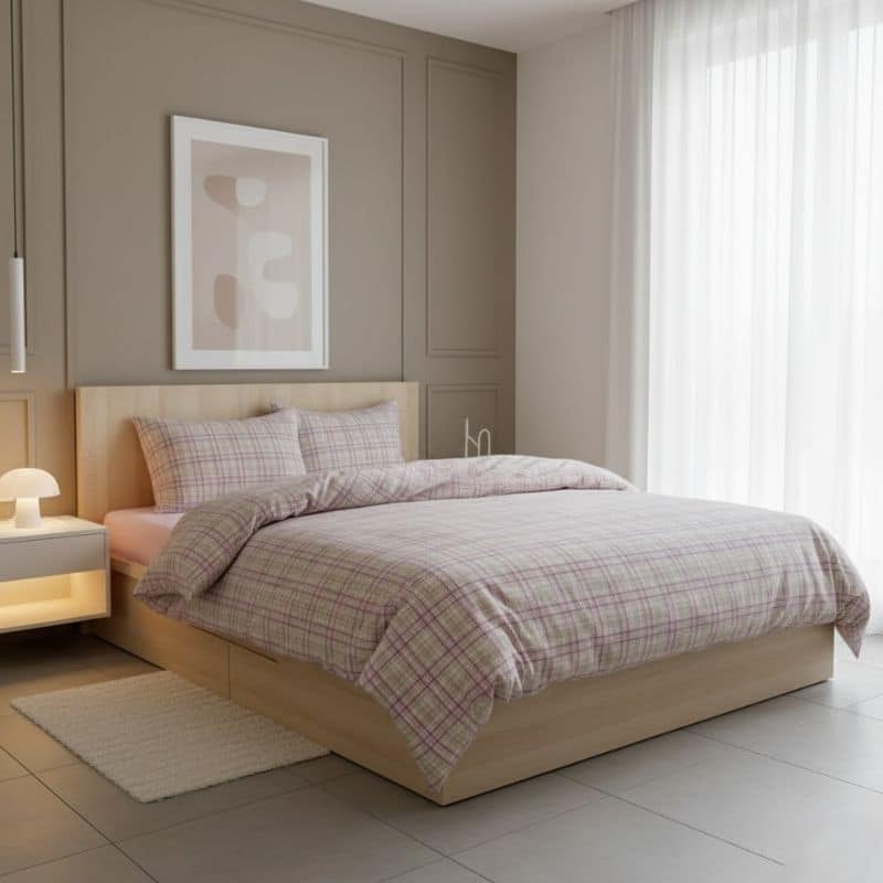7-357 Housse de Couette Style Nordique Pastel