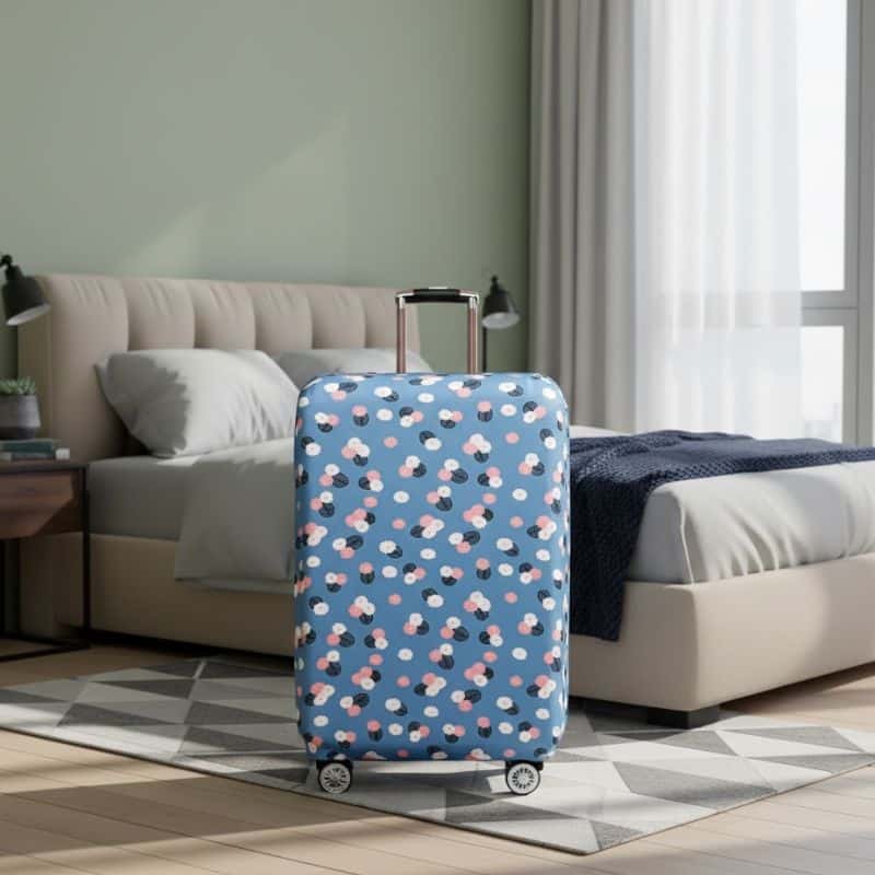 7-392 Housse de Valise Design Douceur Florale