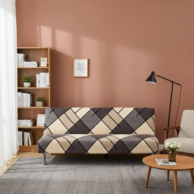 7-46 Housse De Canapé Clic-Clac Taille Standard Chic