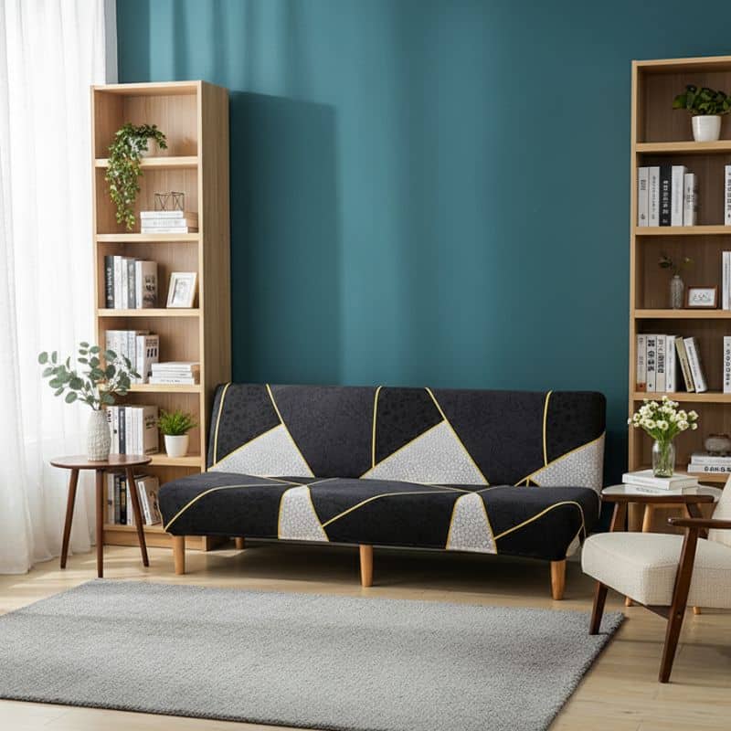 7-48 Housse De Canapé Clic-Clac Taille Standard Style Contemporain Chic