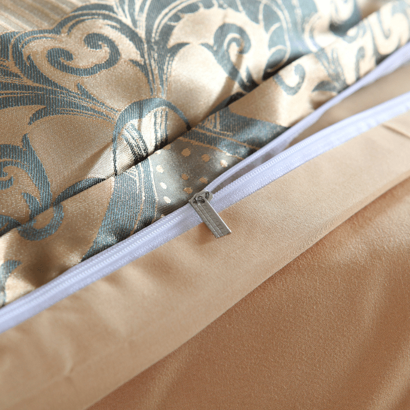 Housse de Couette Style Royal en Satin Housse de Couette Style Royal en Satin