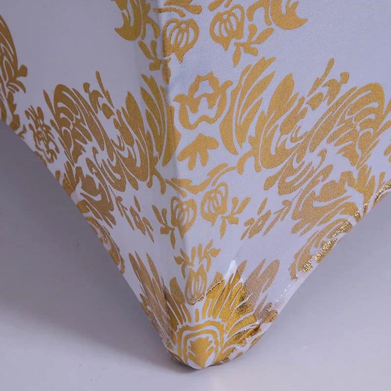 Housse De Chaise Évènementiel À Motif Baroque Housse De Chaise Évènementiel À Motif Baroque