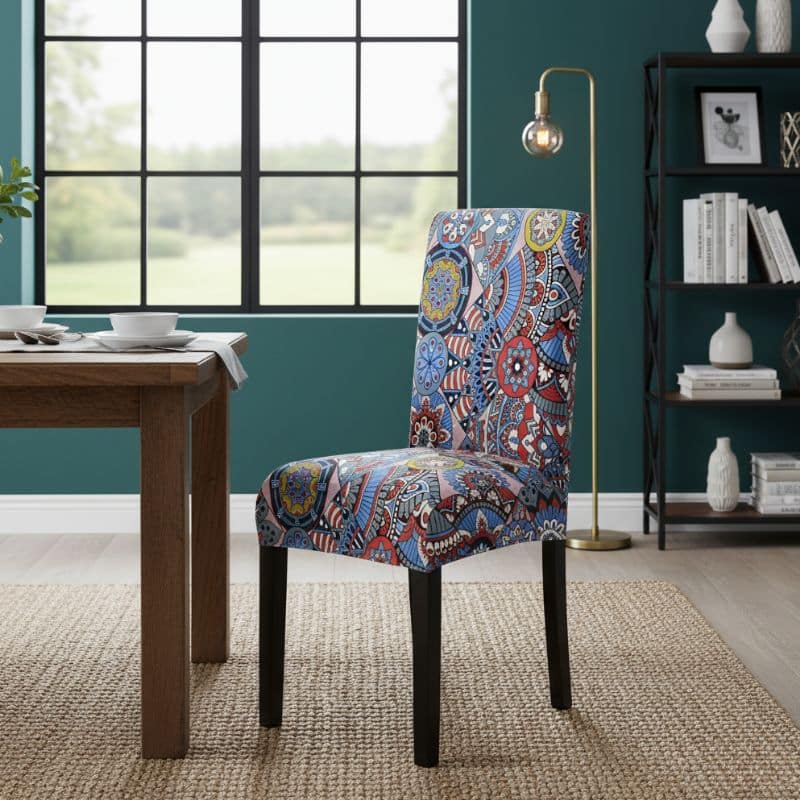 8-196 Housse De Chaise Évènementiel Pour Anniversaire Mandala Abstrait Vive