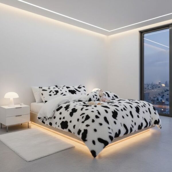 Housse de Couette Style Vache Douce 3 Pièces