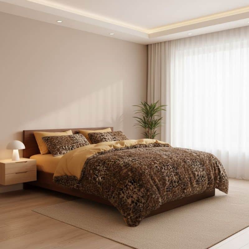 8-292 Housse de Couette Style Sauvage Élégant 3 Pièces