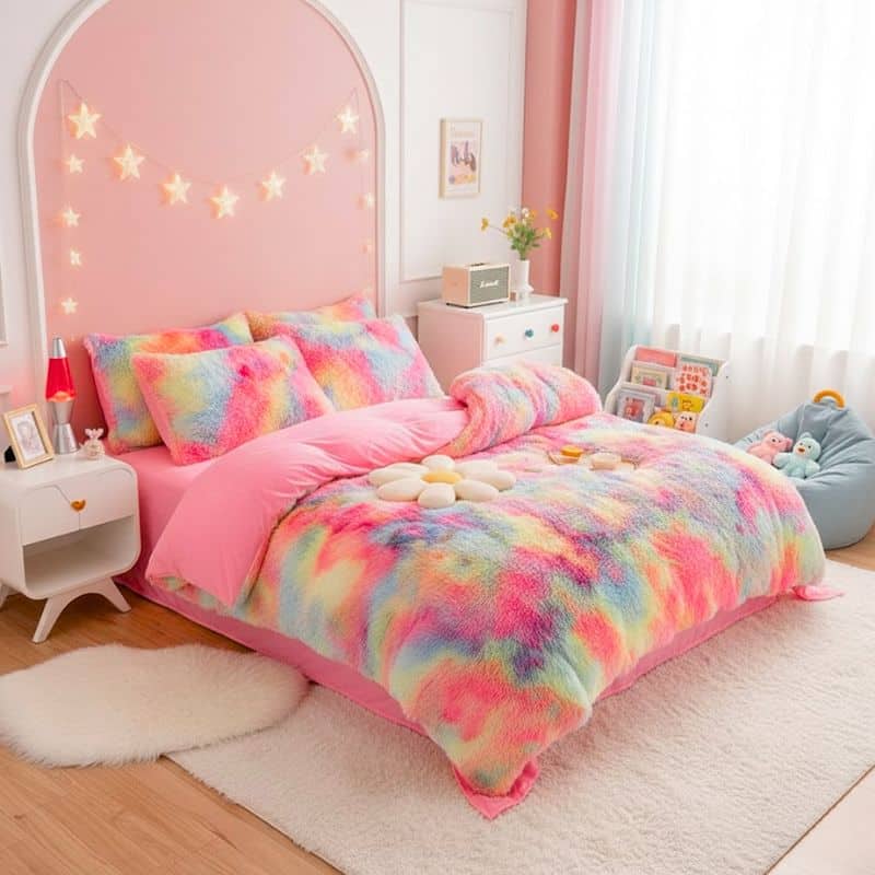 8-293 Housse de Couette Style Rêve Douillet 3 Pièces