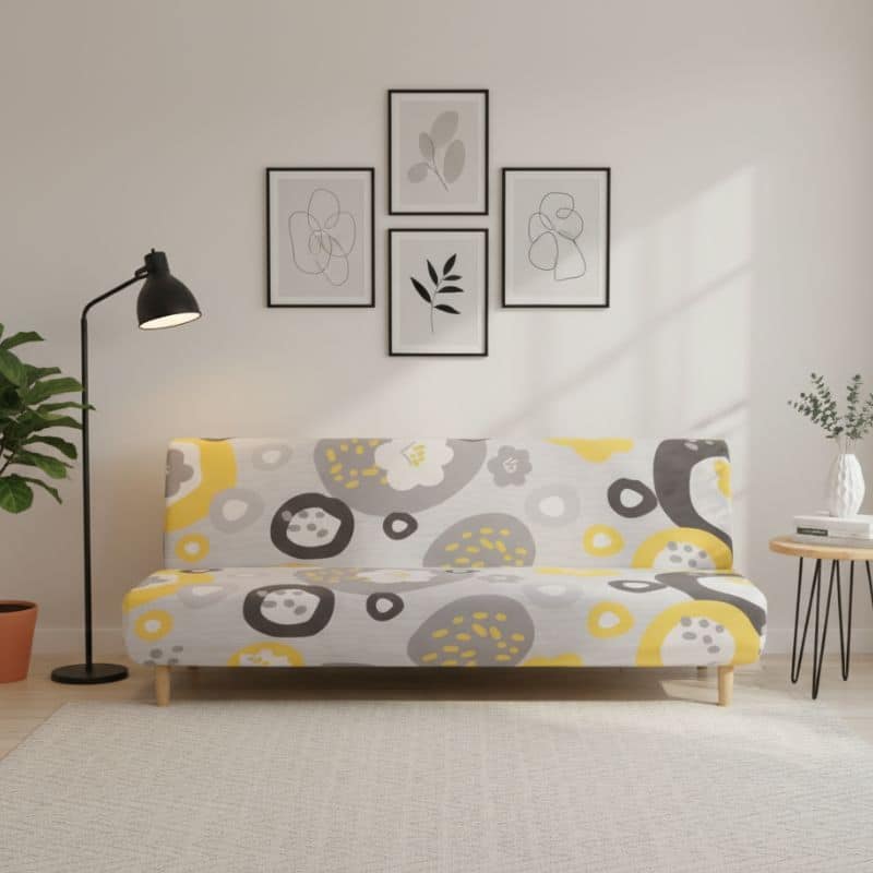 8-91 Housse De Canapé Convertible Et Extensible Style Scandinave