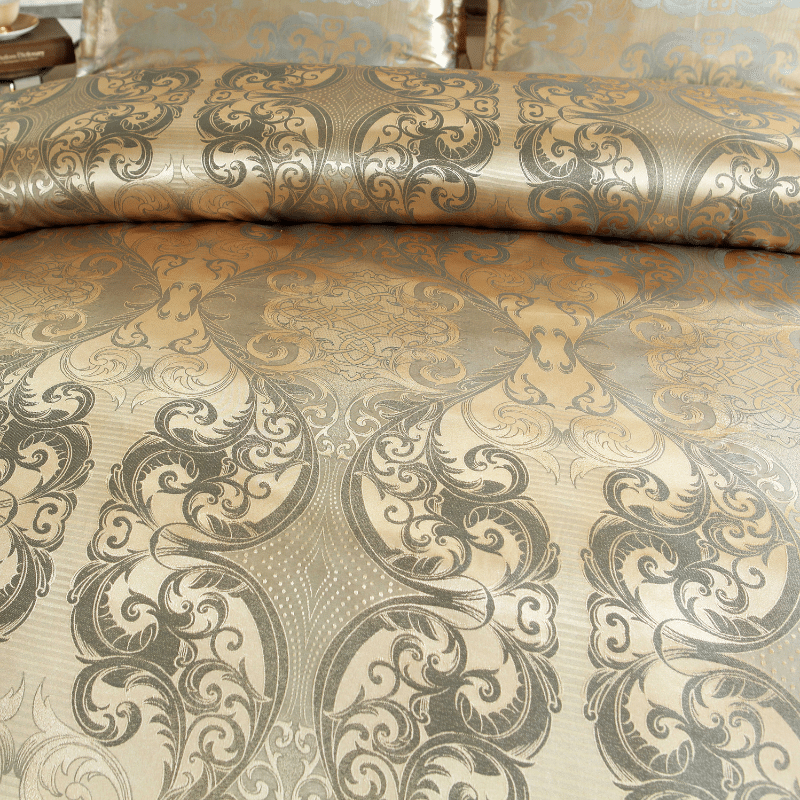 Housse de Couette Style Royal en Satin Housse de Couette Style Royal en Satin