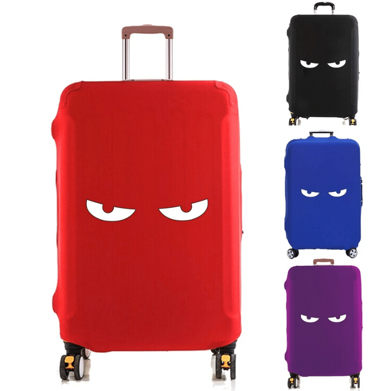 Housse de Valise Unie Au Regard Mystérieux Housse de Valise Unie Au Regard Mystérieux