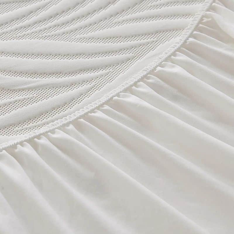 Drap-housse Style Matelassé Élégant Drap-housse Style Matelassé Élégant