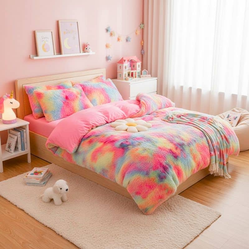 9-83 Housse de Couette Style Rêve Douillet 3 Pièces