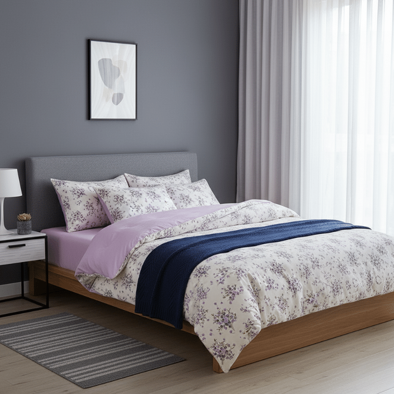 Design-sans-titre-1-4 Housse de Couette Style Romantique Champêtre