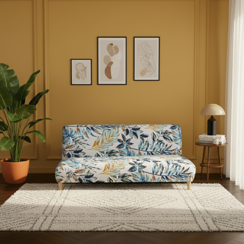 Housse de Canapé Convertible BZ Style Tropical Housse de Canapé Convertible BZ Style Tropical