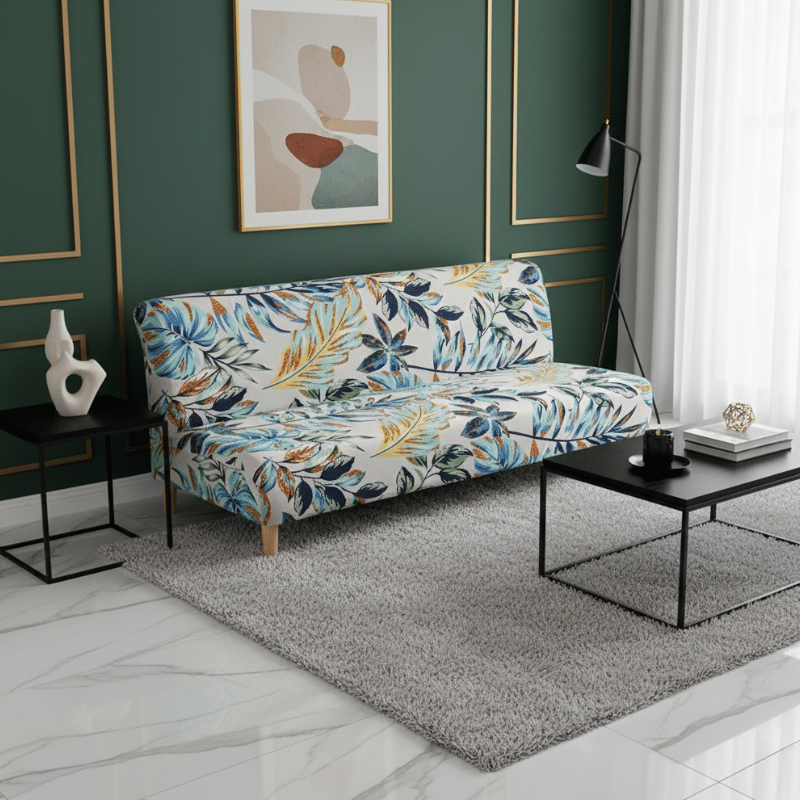 Housse de Canapé Convertible BZ Style Tropical Housse de Canapé Convertible BZ Style Tropical